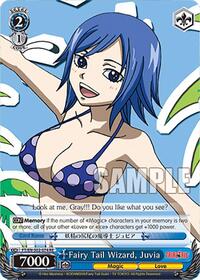 Juvia R waifu card — Weiss Schwarz